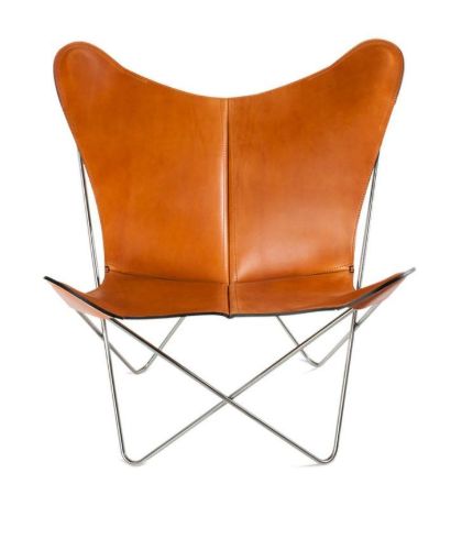 OX Denmarq Trifolium Chair  - Stainless Steel/Hazelnut