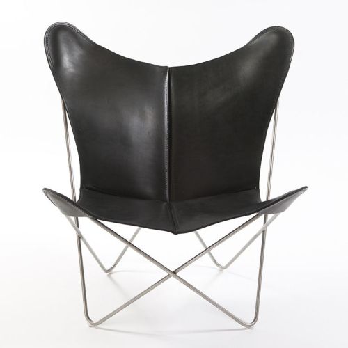 OX Denmarq Trifolium Chair  - Stainless Steel/Black