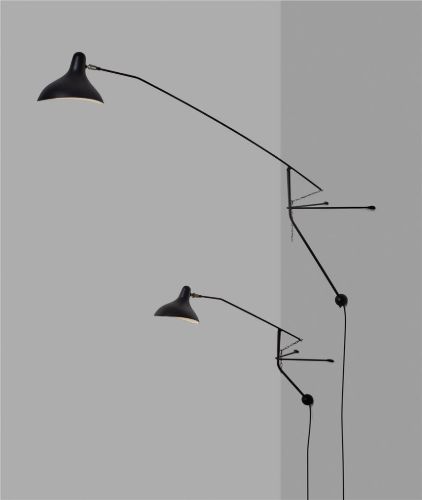DCW Editions Mantis BS2 Schottlander Væglampe Mini L: 71,5cm - Black