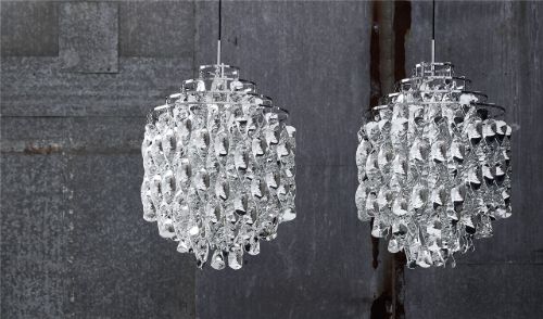 Verpan Spiral SP01 Pendant H: 65 cm - Sølv