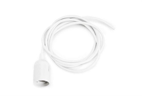 Normann Copenhagen ledning med fatning - Hvid