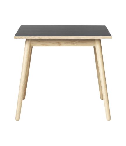 FDB Møbler Spisebord Poul M. Volther C35A  82x82 cm - Eg/Nero Sort