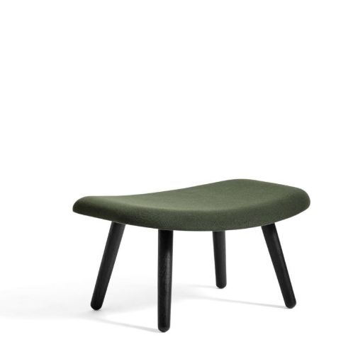 Hay AAL03 Skammel H: 32 cm - Black Lacquered Oak / Steelcut 975
