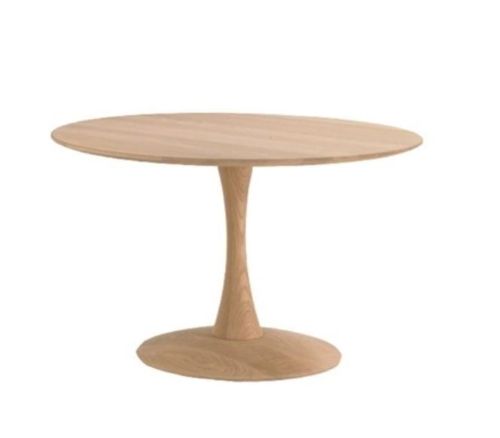 Snedkergaarden Nanna Ditzel Trisse Sofabord ND 112 Ø: 75 cm - Olieret Eg