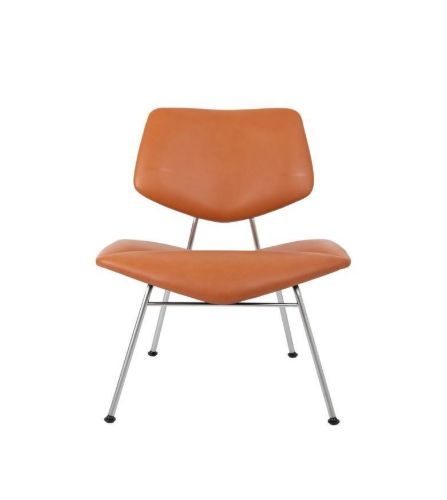 Vermund Larsen VL135 Cosy Loungestol  - Sierra Cognac/Krom