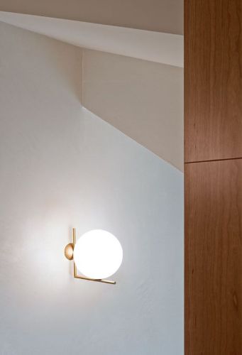 Flos IC Lights Væglampe w1 Ø: 28 cm - Sort 