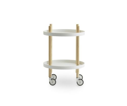 Normann Copenhagen Block Rullebord Ø: 45 cm - Hvid
