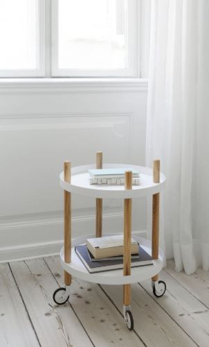 Normann Copenhagen Block Rullebord Ø: 45 cm - Hvid