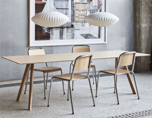 HAY CPH30 Table 200x90 cm - Lacquered Solid Oak/Lacquered Oak Veneer