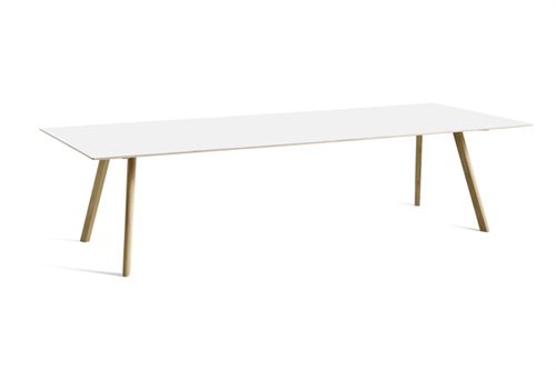 HAY CPH 30 Table 250x120x74 cm - Lacquered Solid Oak/White Laminate