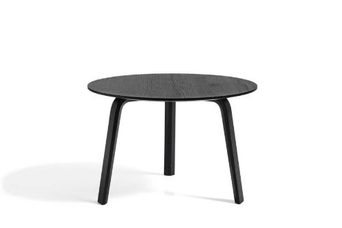 Hay Bella Coffee Table Ø: 60 cm - Black Lacquered Oak