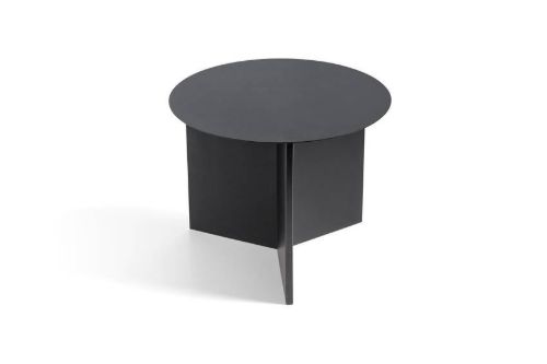 HAY Slit Table Round Side Table Ø: 45 cm - Black 