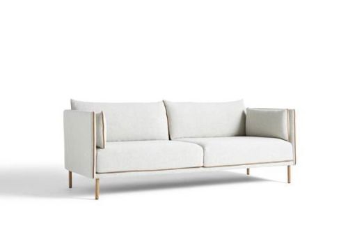 HAY Silhouette 3 Personers Sofa Mono L: 212 cm - Coda 100 / Olieret Massiv Eg