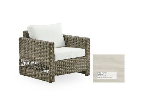 Sika-Design Carrie Exterior Lænestol  - Antique Grey/B450 Tempotest White