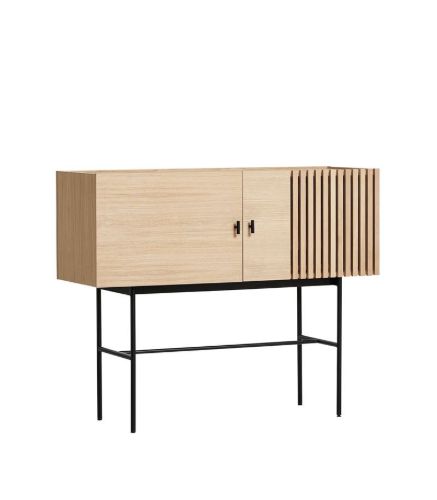 Woud Array Sideboard L: 120 cm - Hvidpigmenteret/lakeret eg