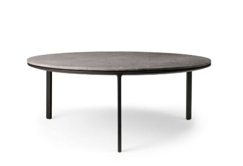 UDGÅR med lager Vipp 425 Coffee Table Ø: 90 cm - Marble/Light Grey