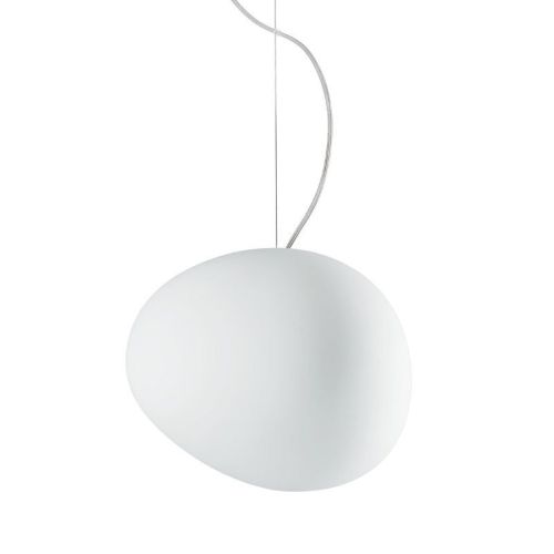 Foscarini Gregg Pendel Large LED Retrofit H: 40cm - Hvid 