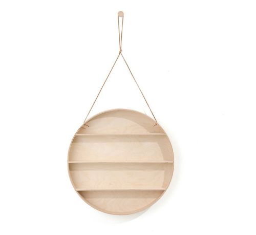 Ferm Living Round Dorm Reol Ø: 55 cm - Bøg/Birk