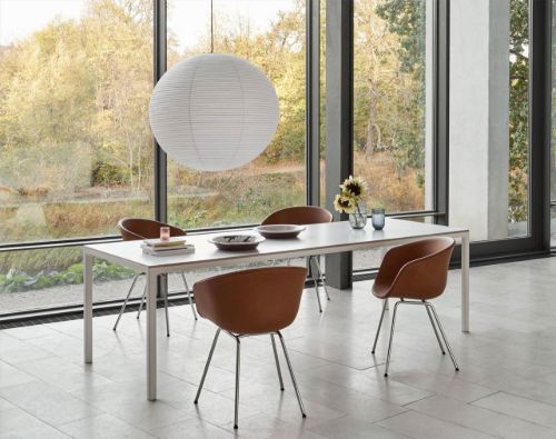 HAY AAC 27 About A Chair  - Chromed Steel/Sense Cognac