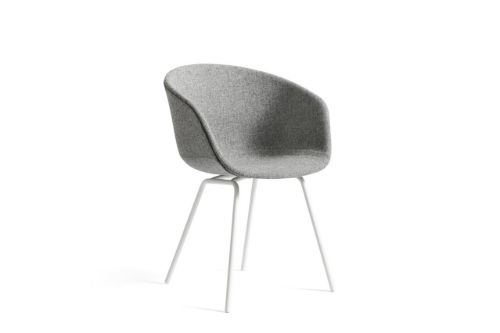 HAY AAC 27 About A Chair  - White Powder Coated Steel/Hallingdal 130