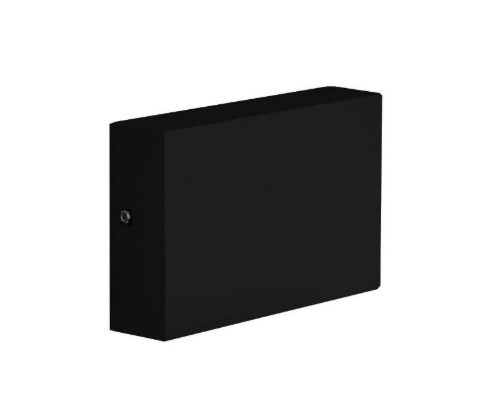 Lampefeber Flatbox Udendørs Væglampe B: 11 cm - Sort