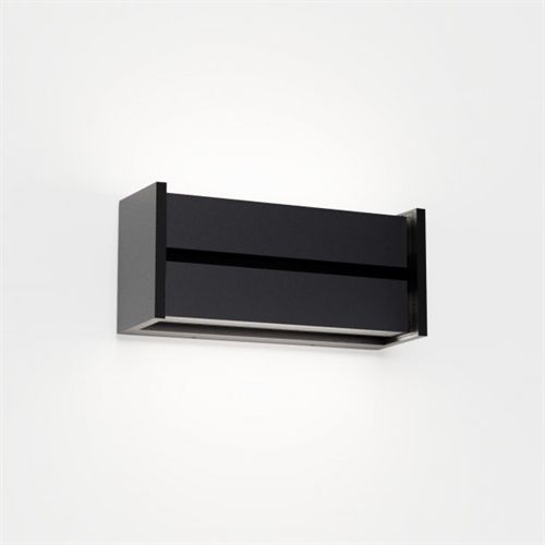 Lampefeber Slat Udendørs Væglampe B: 22 cm - Sort