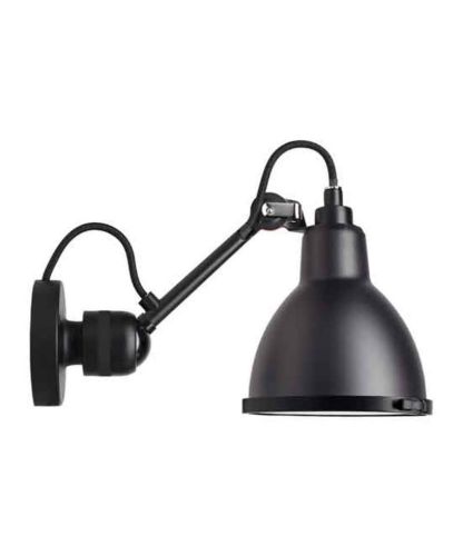 DCW Editions Lampe Gras N304 Væglampe Classic Outdoor Seaside Ø: 14cm - Sort/Sort