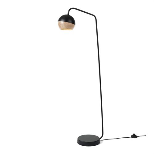 Mater Ray Floor Lamp H: 126 cm - Sort