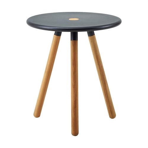 Cane-line Outdoor Area Taburet H: 46,5 cm - Teak/Lava Grey