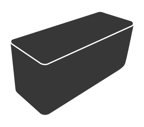 Cane-line Outdoor Cover 13 Til 3 Pers. Sofa 231x88 cm - Black 