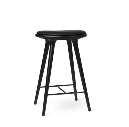 Mater High Stool H: 69 cm - Sortlakeret bøg