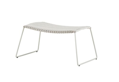 Cane-line Outdoor Breeze Fodskammel H: 36 cm - White Grey