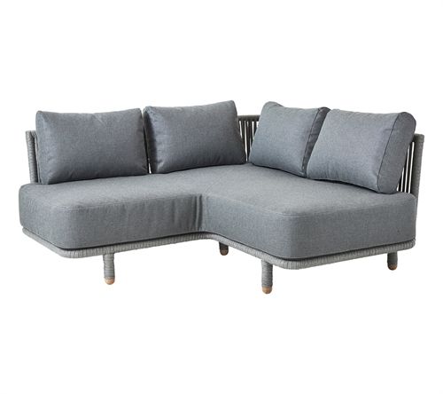 Cane-line Outdoor Moments hjørnemodul - Grey