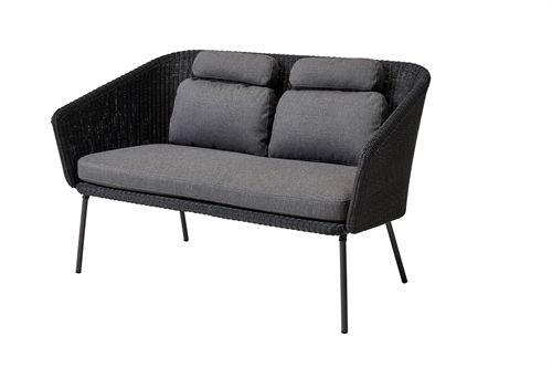 Cane-line Outdoor Mega Bænk B: 135 cm - Graphite