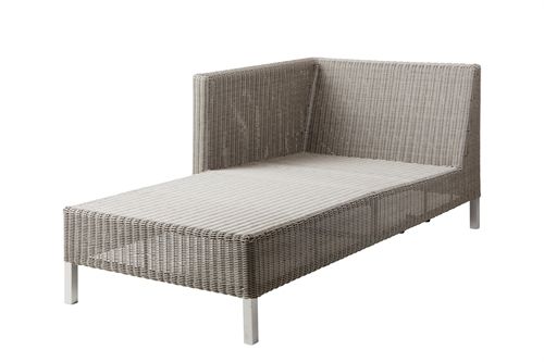 Cane-line Outdoor Connect Sofa Chaiseloungemodul, højre - Taupe