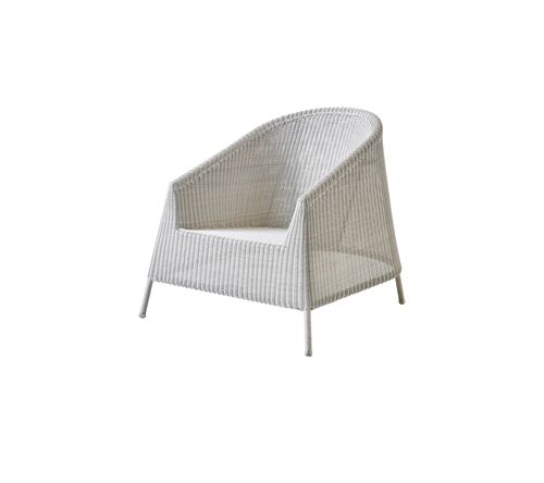Cane-line Outdoor Kingston Loungestol - White Grey