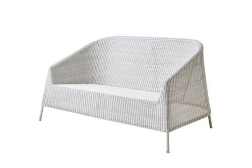 Cane-line Outdoor Kingston 2pers loungesofa - White Grey