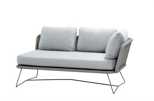 Cane-line Outdoor Horizon 2 Pers. Sofa Modul Venstre - Light Grey