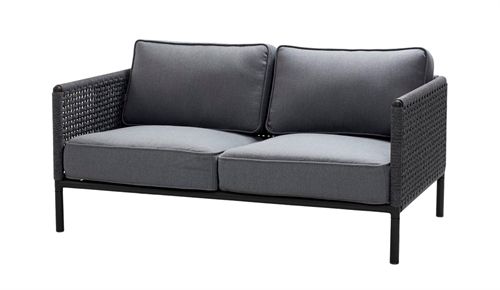 Cane-line Outdoor Encore 2-pers Sofa - Lava Grey
