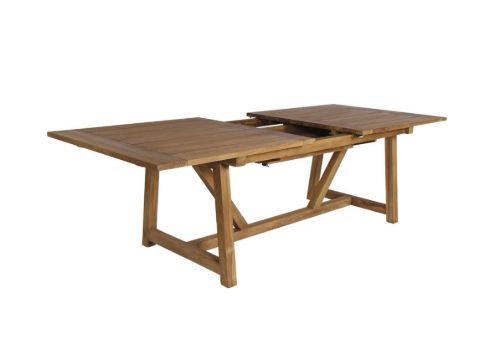 Sika-Design George Spisebord med udtræk 200x100 cm - Teak 