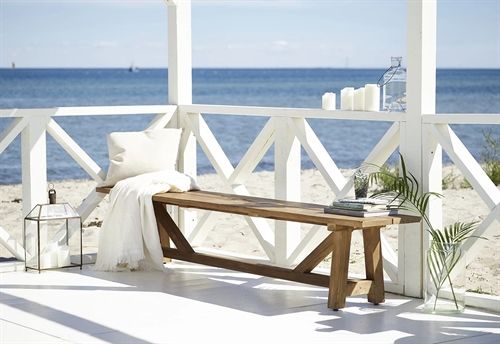Sika-Design George Bænk B: 220 cm  - Teak
