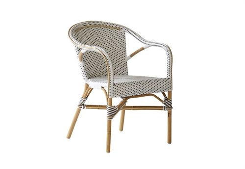 Sika-Design Madeleine Stol  - Hvid/Cappuchino