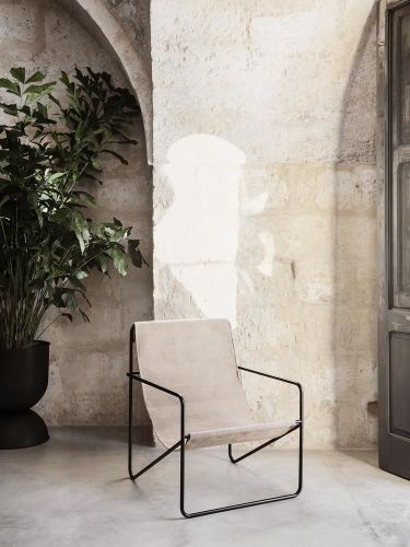 Ferm Living Desert Lounge Chair 63x77,5 cm - Black/Sand