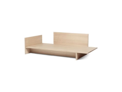 Ferm Living Kona Bed 206,5x96 cm - Natural Oak Veneer