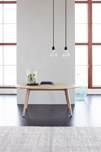 Haslev Symphony 08 Sofabord 120x72 cm - Sæbebehandlet Bøg