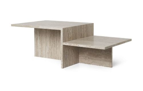 Ferm Living Distinct Coffee Table 35x100 cm - Travertine