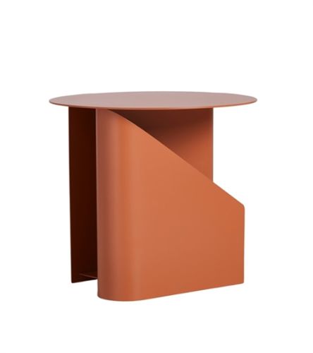 Woud Sentrum Side Table H: 36 cm - Burnt Orange