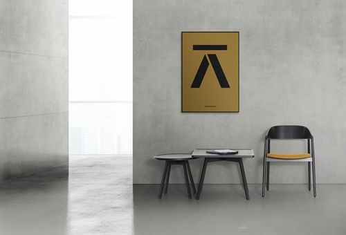 Andersen Furniture C2 Sofabord Ø: 80 cm - Sortlakeret Eg