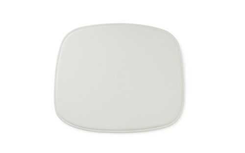 Normann Copenhagen Form Hynde 46x39cm - Hvid Læder/Hvid