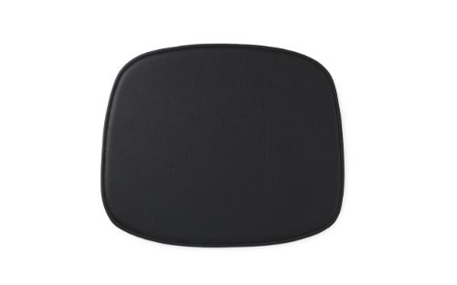Normann Copenhagen Form Hynde 46x39cm - Sort Læder/Sort